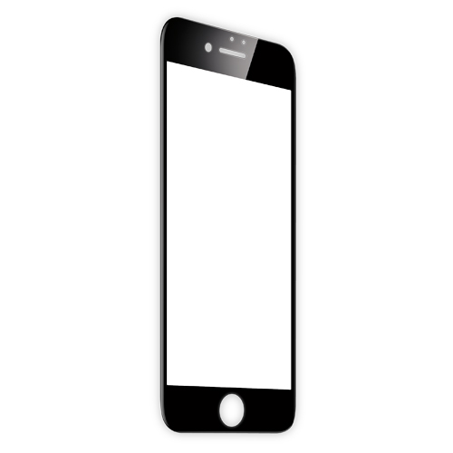 商品写真2 TF07GDK 「iPhone7用強化ガラスフィルム3D カラー/ブラック」