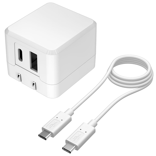 商品写真3 TSA82CUK,TSA82CUW「ACアダプターケーブル付属有（Type-C to Type-C)」