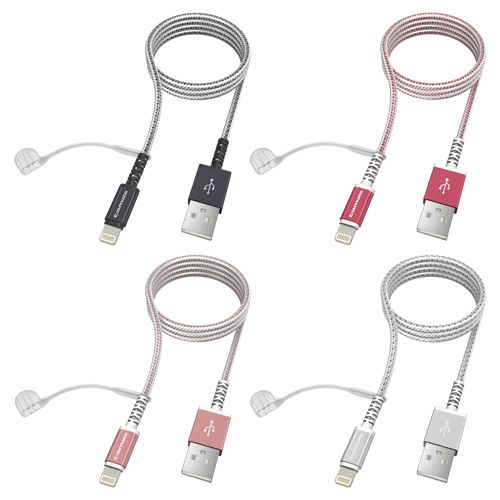 商品写真3 BSC112LP10GD, BSC112LP10K, BSC112LP10RP, BSC112LP10R, BSC112LP10S「メタルケーブル」