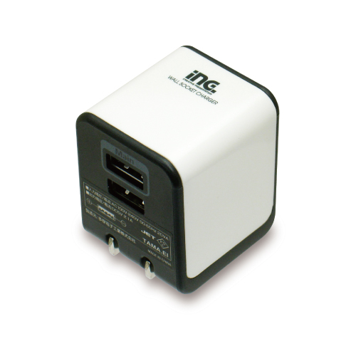 商品写真2 TA114W「AC DEチャージ USB2ポート2A」