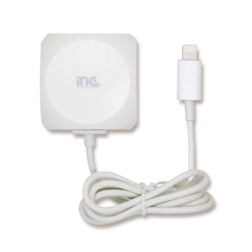 商品写真2 TAM437W「AC充電器 2.4A Lightning」